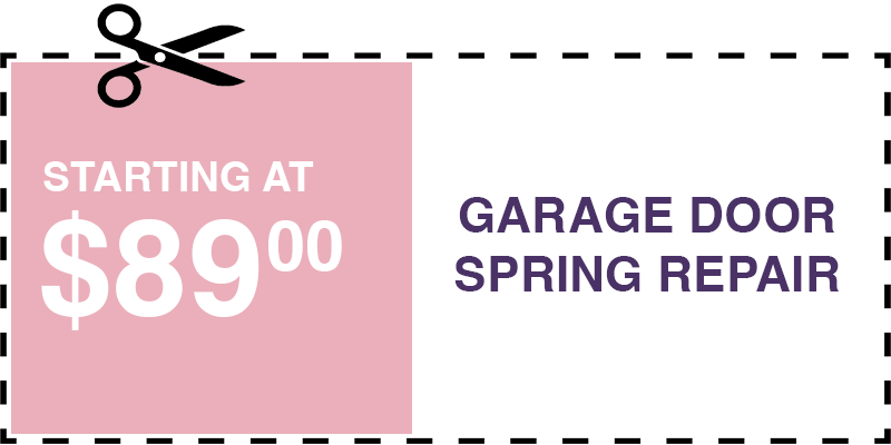 89 garage door SPRING repair Oakdale